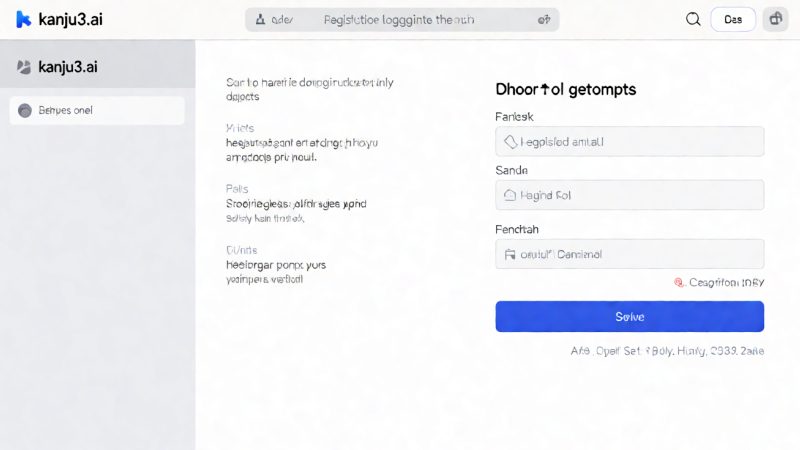 https //kanju3.ai/ 账号注册与登录说明:需要填什么、要注意什么